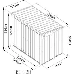 Cache-poubelle Double En Acier Pour Conteneurs 240L – Westmann 12 Cache-poubelle Double En Acier Pour Conteneurs 240L – Westmann -Jardin Abris Magasin cache poubelle double en acier pour conteneurs 240l westmann 4