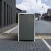 Cache-poubelle Müllbox En Aluminium Gris 240L – HIDE -Jardin Abris Magasin cache poubelle mullbox en aluminium gris 240l hide