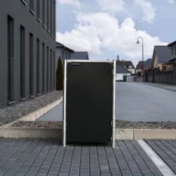 Cache-poubelle Müllbox En Aluminium Noir 140L – HIDE 10 Cache-poubelle Müllbox En Aluminium Noir 140L – HIDE -Jardin Abris Magasin cache poubelle mullbox en aluminium noir 140l hide 2