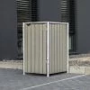 Cache-poubelle Müllbox En Bois Traité Gris 240L – HIDE 2 Cache-poubelle Müllbox En Bois Traité Gris 240L – HIDE -Jardin Abris Magasin cache poubelle mullbox en bois traite gris 240l hide