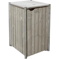 Cache-poubelle Müllbox En Bois Traité Gris 240L – HIDE 10 Cache-poubelle Müllbox En Bois Traité Gris 240L – HIDE -Jardin Abris Magasin cache poubelle mullbox en bois traite gris 240l hide 2
