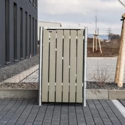 Cache-poubelle Müllbox En Bois Traité Gris 240L – HIDE 11 Cache-poubelle Müllbox En Bois Traité Gris 240L – HIDE -Jardin Abris Magasin cache poubelle mullbox en bois traite gris 240l hide 3