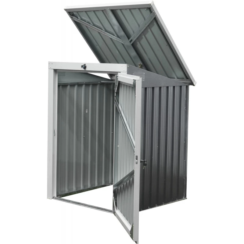 Cache-poubelle Simple En Acier Pour Conteneurs 240L – Westmann 5 Cache-poubelle Simple En Acier Pour Conteneurs 240L – Westmann – Image 3