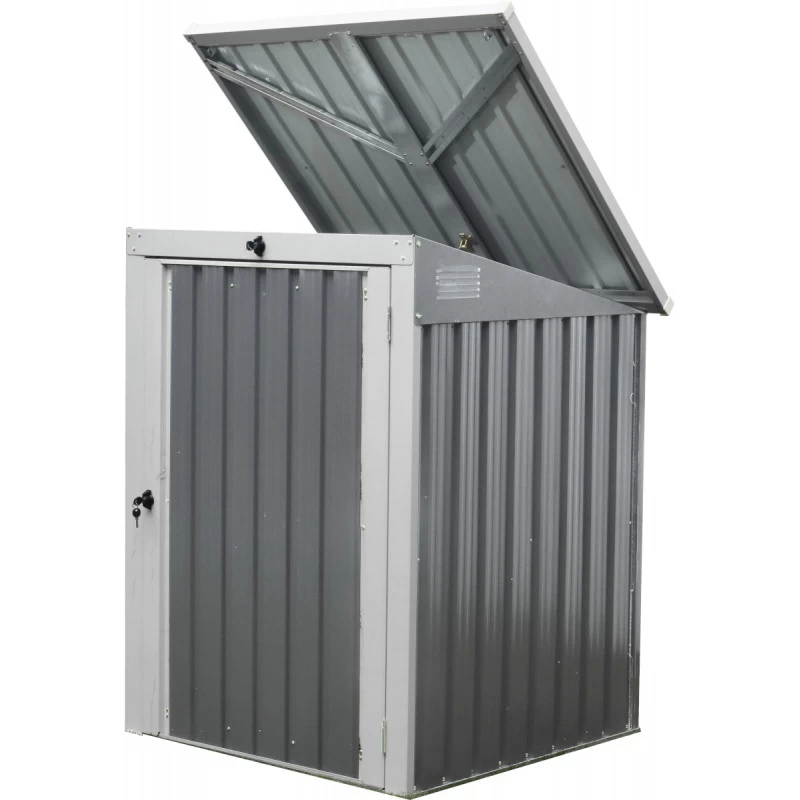 Cache-poubelle Simple En Acier Pour Conteneurs 240L – Westmann 6 Cache-poubelle Simple En Acier Pour Conteneurs 240L – Westmann – Image 4