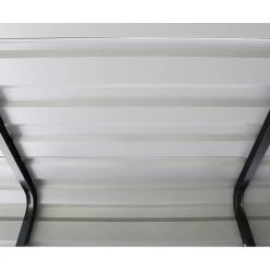 Carport à Toit En Acier Galvanisé 18,3m² Couleur Anthracite – Shelter Logic -Jardin Abris Magasin carport a toit en acier galvanise 183m couleur anthracite shelter logic 5