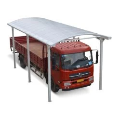 Carport Camping Car Blanc En Aluminium 3,60x7,62m Et Polycarbonate 6mm X-METAL -Jardin Abris Magasin carport camping car blanc en aluminium 360x766m et polycarbonate 6mm x metal 2