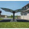 Carport Double En Alu Gris Et Polycarbonate Arizona Breeze 5000 Palram - Canopia -Jardin Abris Magasin carport double en alu gris et polycarbonate arizona breeze 5000 palram