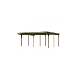 Carport Double En Pin Autoclave Avec Toit PVC 27,58m² - Karibu 12 Carport Double En Pin Autoclave Avec Toit PVC 27,58m² - Karibu -Jardin Abris Magasin carport double en pin autoclave avec toit pvc 2758m karibu 4