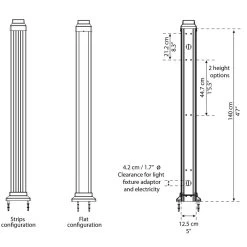 Carport En Alu Gris Et Polycarbonate 1 Voiture 23,3m² Arcadia Alpine 6400 - Canopia -Jardin Abris Magasin carport en alu gris et polycarbonate 1 voiture 233m arcadia alpine 6400 canopia 5