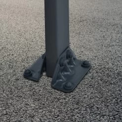 Carport En Alu Gris Et Polycarbonate Bronze 1 Voiture 14,6m² Victoria 5000 - Canopia By Palram -Jardin Abris Magasin carport en alu gris et polycarbonate bronze 1 voiture 146m victoria 5000 canopia by palram 5