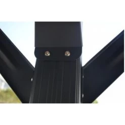 Carport En Aluminium Anthracite 3x3,63m Et Polycarbonate 6mm X-METAL -Jardin Abris Magasin carport en aluminium anthracite 3x363m et polycarbonate 6mm x metal 3