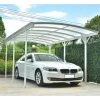 Carport En Aluminium Blanc 3x5,05m Et Polycarbonate 6mm X-METAL -Jardin Abris Magasin carport en aluminium blanc 3x505m et polycarbonate 6mm x metal