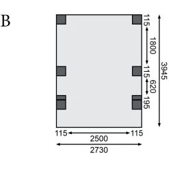 Carport En Bois Autoclave 15m², Toit En PVC Gris Et Deux Poteaux En Arc – KARIBU 11 Carport En Bois Autoclave 15m², Toit En PVC Gris Et Deux Poteaux En Arc – KARIBU -Jardin Abris Magasin carport en bois autoclave 15m toit en pvc gris et deux poteaux en arc karibu 3