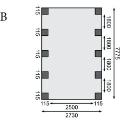 Carport En Bois Autoclave 26,9m² Et Toit En PVC Gris – KARIBU -Jardin Abris Magasin carport en bois autoclave 269m et toit en pvc gris karibu 3