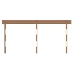 Carport Monopente En Bois 15,6m² Traité Marron - Gardy Shelter -Jardin Abris Magasin carport monopente en bois 156m traite marron gardy shelter 3