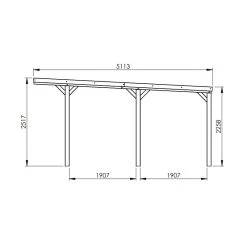 Carport Simple En Bois FSC Autoclave Marron + Couverture En Polycarbonate 16,5m² Victor - Forest Style 9 Carport Simple En Bois FSC Autoclave Marron + Couverture En Polycarbonate 16,5m² Victor - Forest Style -Jardin Abris Magasin carport simple en bois fsc autoclave marron couverture en polycarbonate 165m victor forest style 2