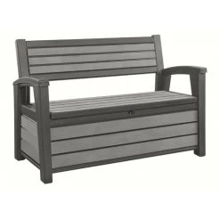 Coffre Banc En Résine Brossium 227L Keter -Jardin Abris Magasin coffre banc en resine brossium 227l keter 2