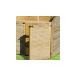 Coffre De Jardin En Bois Traité Autoclave 1200L - Chalet Et Jardin -Jardin Abris Magasin coffre de jardin en bois 900l 2