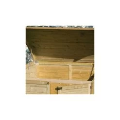 Coffre De Jardin En Bois Traité Autoclave 1200L - Chalet Et Jardin -Jardin Abris Magasin coffre de jardin en bois 900l 3