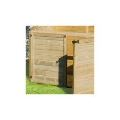 Coffre De Jardin En Bois Traité Autoclave 1200L - Chalet Et Jardin -Jardin Abris Magasin coffre de jardin en bois 900l 4