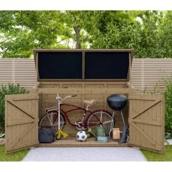 Coffre De Jardin En Bois Traité 28mm 2000L LARGO Noir - Gardy Shelter 11 Coffre De Jardin En Bois Traité 28mm 2000L LARGO Noir - Gardy Shelter -Jardin Abris Magasin coffre de jardin en bois traite 28mm 2000l largo noir gardy shelter 3