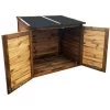 Coffre De Jardin En Bois Trocadero 600L -Jardin Abris Magasin coffre de jardin en bois trocadero 600l