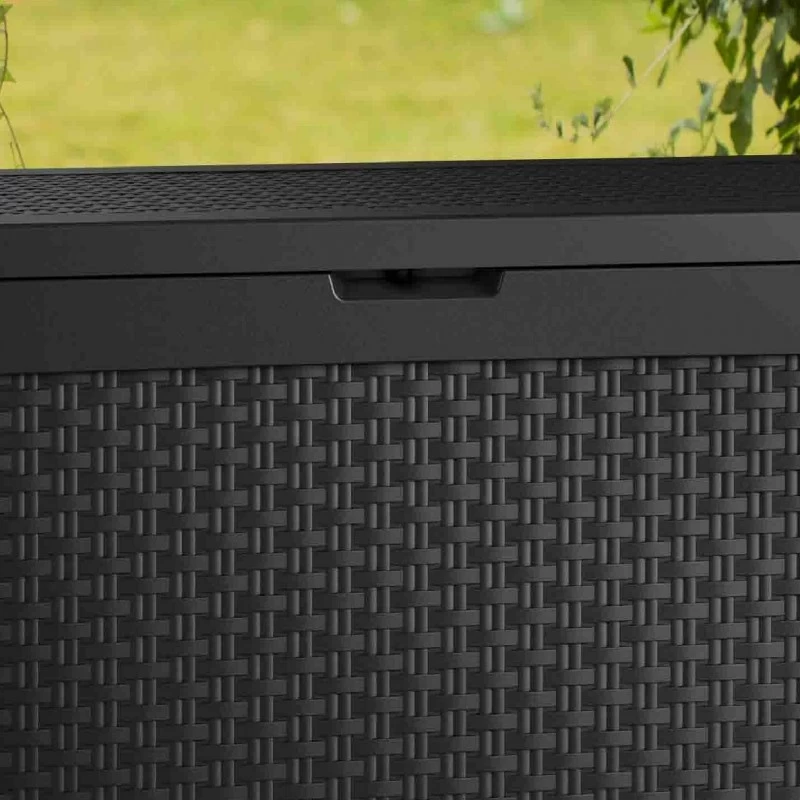 Coffre De Jardin En Résine Anthracite 270L Samoa – Keter 5 Coffre De Jardin En Résine Anthracite 270L Samoa – Keter – Image 3