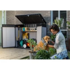 Coffre De Jardin En Résine Brossée Brossium 1150L - Keter