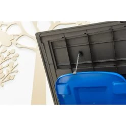 Coffre De Jardin Multifonctions En Résine 1200L Toit Plat Beige - Keter -Jardin Abris Magasin coffre de jardin multifonctions en resine 1200l keter 3