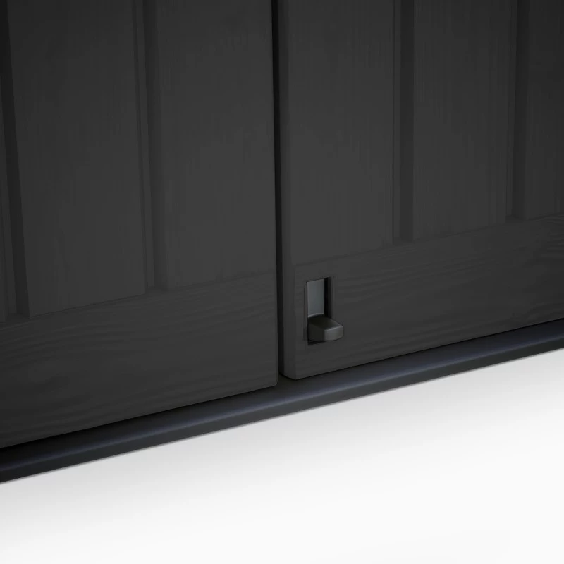 Coffre De Jardin Multifonctions En Résine 1200L Toit Plat Noir - Keter 7 Coffre De Jardin Multifonctions En Résine 1200L Toit Plat Noir - Keter – Image 5