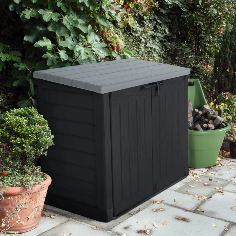 Coffre De Jardin Multifonctions En Résine 1200L Toit Plat Noir - Keter 3 Coffre De Jardin Multifonctions En Résine 1200L Toit Plat Noir - Keter