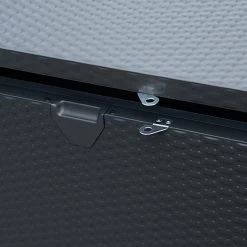 Coffre De Rangement En Métal 509L Anthracite 0,9m² Shelter Logic -Jardin Abris Magasin coffre de rangement en metal 509l anthracite 09m shelter logic 2