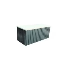 Coffre De Rangement En Métal Anthracite 800L DURAMAX -Jardin Abris Magasin coffre de rangement en metal anthracite 800l duramax 3