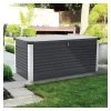 Coffre De Rangement En Métal Anthracite 750L Patio Box 1,06m² TRIMETALS 1 Coffre De Rangement En Métal Anthracite 750L Patio Box 1,06m² TRIMETALS -Jardin Abris Magasin coffre de rangement en metal antracite 750l patio box 106m trimetals