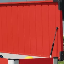 Coffre De Rangement En Métal Rouge 1000L Patio Box 1,46m² TRIMETALS 12 Coffre De Rangement En Métal Rouge 1000L Patio Box 1,46m² TRIMETALS -Jardin Abris Magasin coffre de rangement en metal rouge 1000l patio box 146m trimetals 4