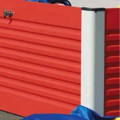 Coffre De Rangement En Métal Rouge 1000L Patio Box 1,46m² TRIMETALS 13 Coffre De Rangement En Métal Rouge 1000L Patio Box 1,46m² TRIMETALS -Jardin Abris Magasin coffre de rangement en metal rouge 1000l patio box 146m trimetals 5
