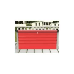 Coffre De Rangement En Métal Rouge 750L Patio Box 1,06m² TRIMETALS 12 Coffre De Rangement En Métal Rouge 750L Patio Box 1,06m² TRIMETALS -Jardin Abris Magasin coffre de rangement en metal rouge 750l patio box 106m trimetals 4