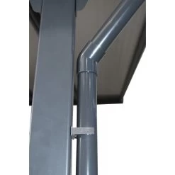 Descentes De Gouttières Grises Pour Toit De Terrasse X-METAL -Jardin Abris Magasin descentes de gouttieres grises pour toit de terrasse x metal 3