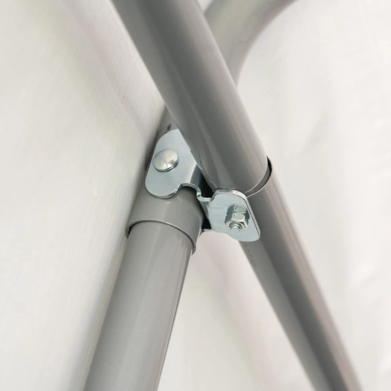 Garage Démontable 18,3m² En Acier Et Polyéthylène Gris – Shelter Logic 6 Garage Démontable 18,3m² En Acier Et Polyéthylène Gris – Shelter Logic – Image 4