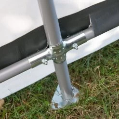 Garage Démontable 18,3m² En Acier Et Polyéthylène Gris – Shelter Logic 12 Garage Démontable 18,3m² En Acier Et Polyéthylène Gris – Shelter Logic -Jardin Abris Magasin garage demontable 183m en acier et polyethylene gris shelter logic 4