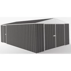 Garage En Acier Zincalume Colorbond 20,1m² Grande Hauteur EASYSHED -Jardin Abris Magasin garage en acier zincalume colorbond 1995m grande hauteur easyshed 2