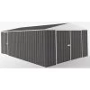 Garage En Acier Zincalume Colorbond Anthracite 18m² EASYSHED -Jardin Abris Magasin garage en acier zincalume colorbond anthracite 18m easyshed