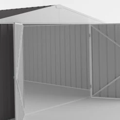 Garage En Acier Zincalume Colorbond Anthracite 18m² EASYSHED 10 Garage En Acier Zincalume Colorbond Anthracite 18m² EASYSHED -Jardin Abris Magasin garage en acier zincalume colorbond anthracite 18m easyshed 2
