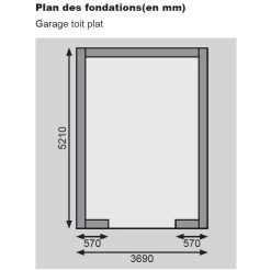Garage En Bois Massif 20,78m² Toit Plat – Madriers 40mm - Karibu 13 Garage En Bois Massif 20,78m² Toit Plat – Madriers 40mm - Karibu -Jardin Abris Magasin garage en bois massif 2078m toit plat madriers 40mm karibu 5