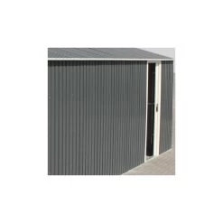 Garage En Métal Anthracite 19,95m² Grande Hauteur H.2,60m DURAMAX 10 Garage En Métal Anthracite 19,95m² Grande Hauteur H.2,60m DURAMAX -Jardin Abris Magasin garage en metal anthracite 1995m grande hauteur h260m duramax 2