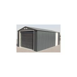 Garage En Métal Anthracite 19,95m² Grande Hauteur H.2,60m DURAMAX 12 Garage En Métal Anthracite 19,95m² Grande Hauteur H.2,60m DURAMAX -Jardin Abris Magasin garage en metal anthracite 1995m grande hauteur h260m duramax 4