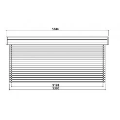 Garage Toit Plat 19,26m² Avec Porte Sectionnelle Motorisée Madriers 40mm SOLID 13 Garage Toit Plat 19,26m² Avec Porte Sectionnelle Motorisée Madriers 40mm SOLID -Jardin Abris Magasin garage toit plat 1926m avec porte sectionnelle motorisee madriers 40mm solid 5