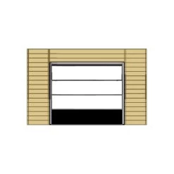 Garage Torino 20,91m² Avec Porte Sectionnelle Motorisée Madriers 28mm SOLID -Jardin Abris Magasin garage torino 2091m avec porte sectionnelle motorisee madriers 28mm solid 3