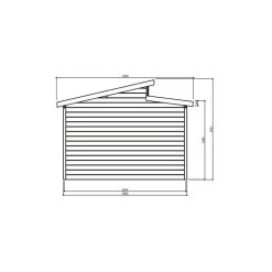 Garage Torino 20,91m² Madriers 28mm Avec Double Porte Battante - SOLID 10 Garage Torino 20,91m² Madriers 28mm Avec Double Porte Battante - SOLID -Jardin Abris Magasin garage torino 2091m madriers 28mm avec double porte battante solid 2