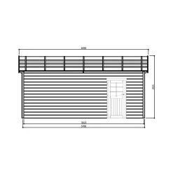 Garage Torino 20,91m² Madriers 28mm Avec Double Porte Battante - SOLID 12 Garage Torino 20,91m² Madriers 28mm Avec Double Porte Battante - SOLID -Jardin Abris Magasin garage torino 2091m madriers 28mm avec double porte battante solid 4